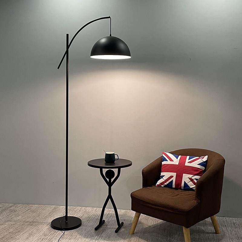 北欧简约个性创意立式落地灯客厅卧室书房全光谱护眼钓鱼落地台灯,家装灯饰光源,装饰落地灯,淘宝优惠券,粉丝福利购,淘宝优惠卷