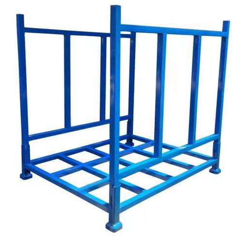 钢制折叠堆垛架可堆叠货架冷库仓储堆高架巧固架汽车零部件周转架