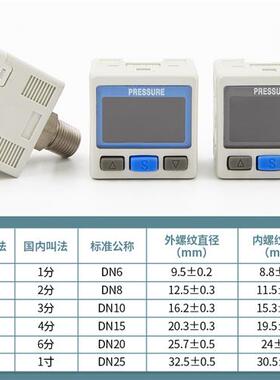 速发C型数显ZSE数字IS压0A气E表01压力表开关L真空表DP压1负S020