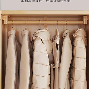 实木耐防尘布用小户型结实收纳卧室衣柜帘出租简易家用小用屋儿童