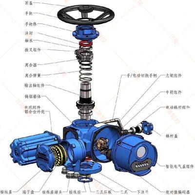 电动执行器开关智能多回转直流型非侵入式电动执行器执行机构装置