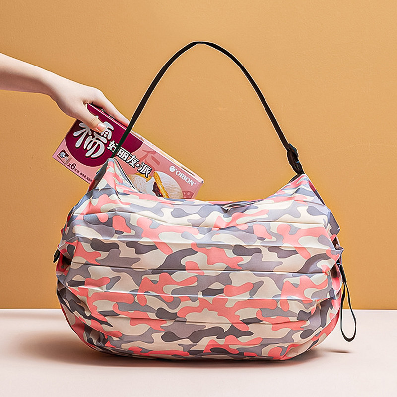 折叠购物袋便携环保袋大买菜包超市手提袋大容量整理收纳包旅行袋