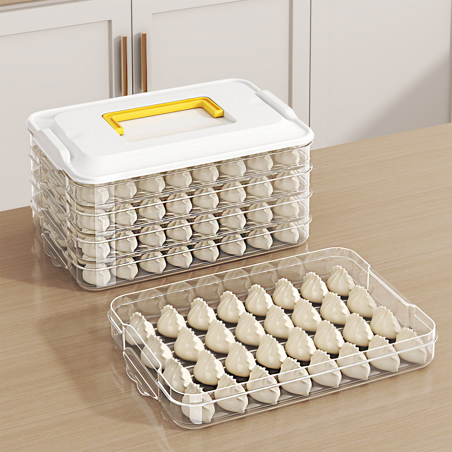 正家饺子盒食品级保鲜冷冻密封水饺馄饨抄手速冻家用厨房加深专用