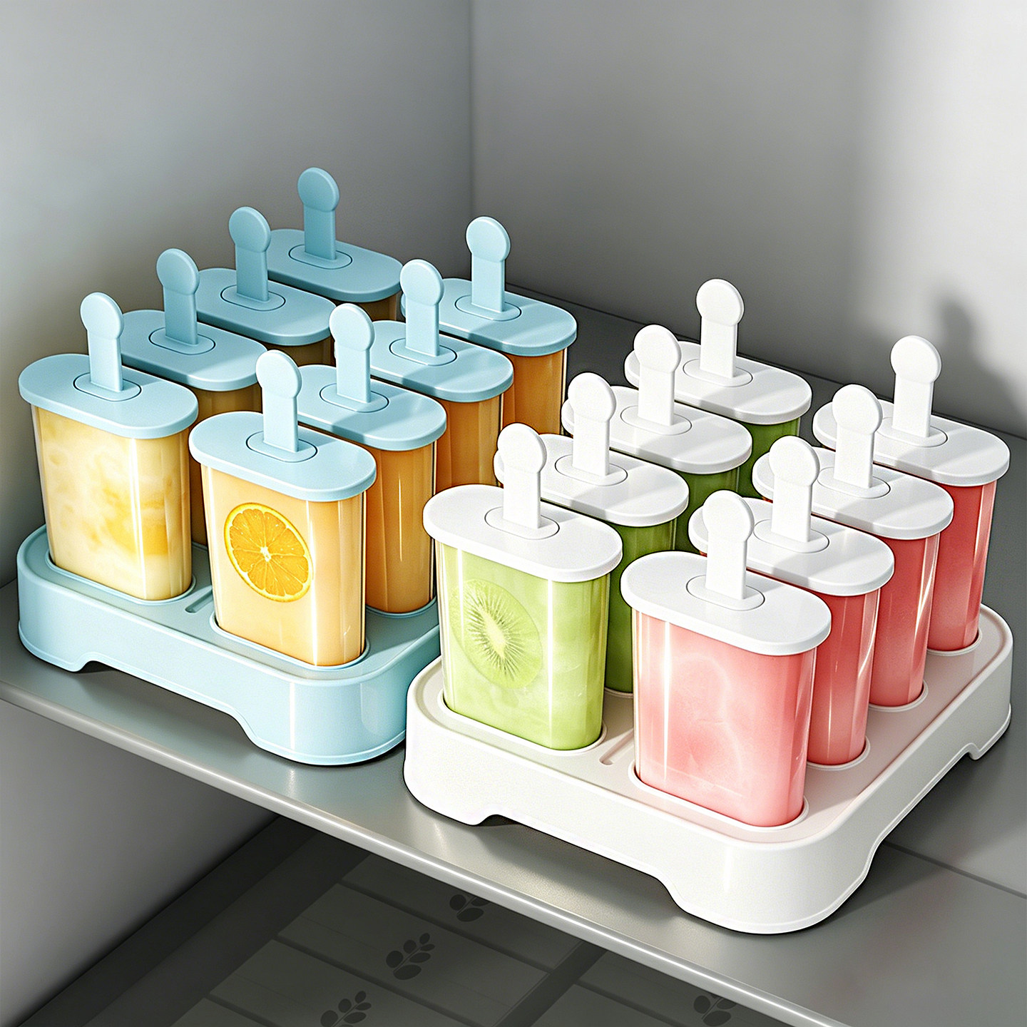 冰棍雪糕模具食品级带盖儿童制作冰棒冰糕冰淇淋磨具冻冰块制冰盒