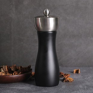 橡木胡椒研磨器 T厨房用品小工具 家用厨房6寸 8寸橡木研磨器