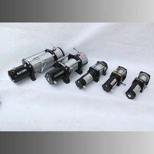 小型电动绞盘牵引n救援12V24V家用车载卷扬机汽车越野车用绞盘