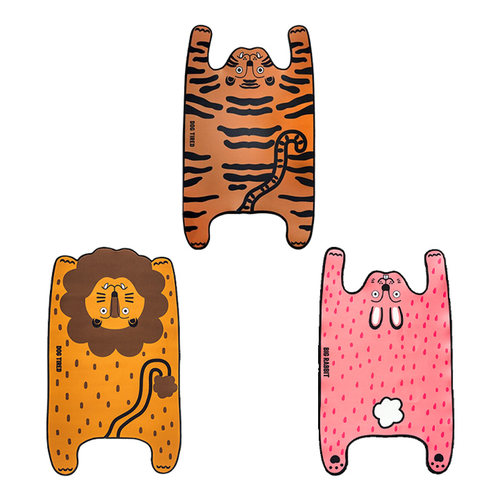 原创设计DOG TIRED可爱老虎创意布面办公电脑垫鼠标垫桌垫