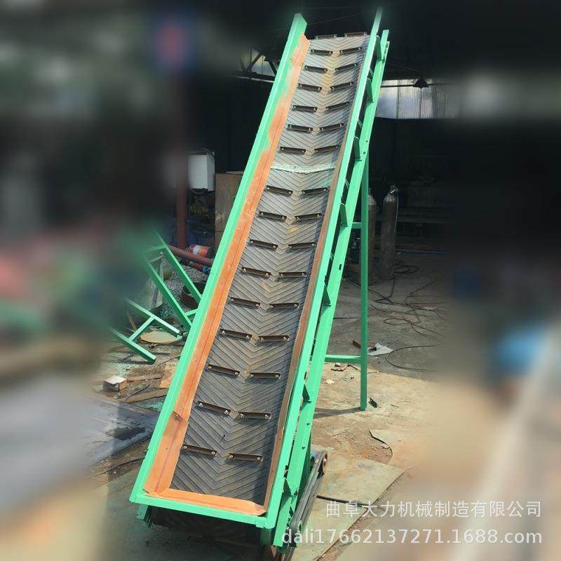 格挡带式上料机 橡胶输送带物料传送设备 流水线裙边皮带输送机,搬运/仓储/物流设备,输送机,淘宝优惠券,粉丝福利购,淘宝优惠卷