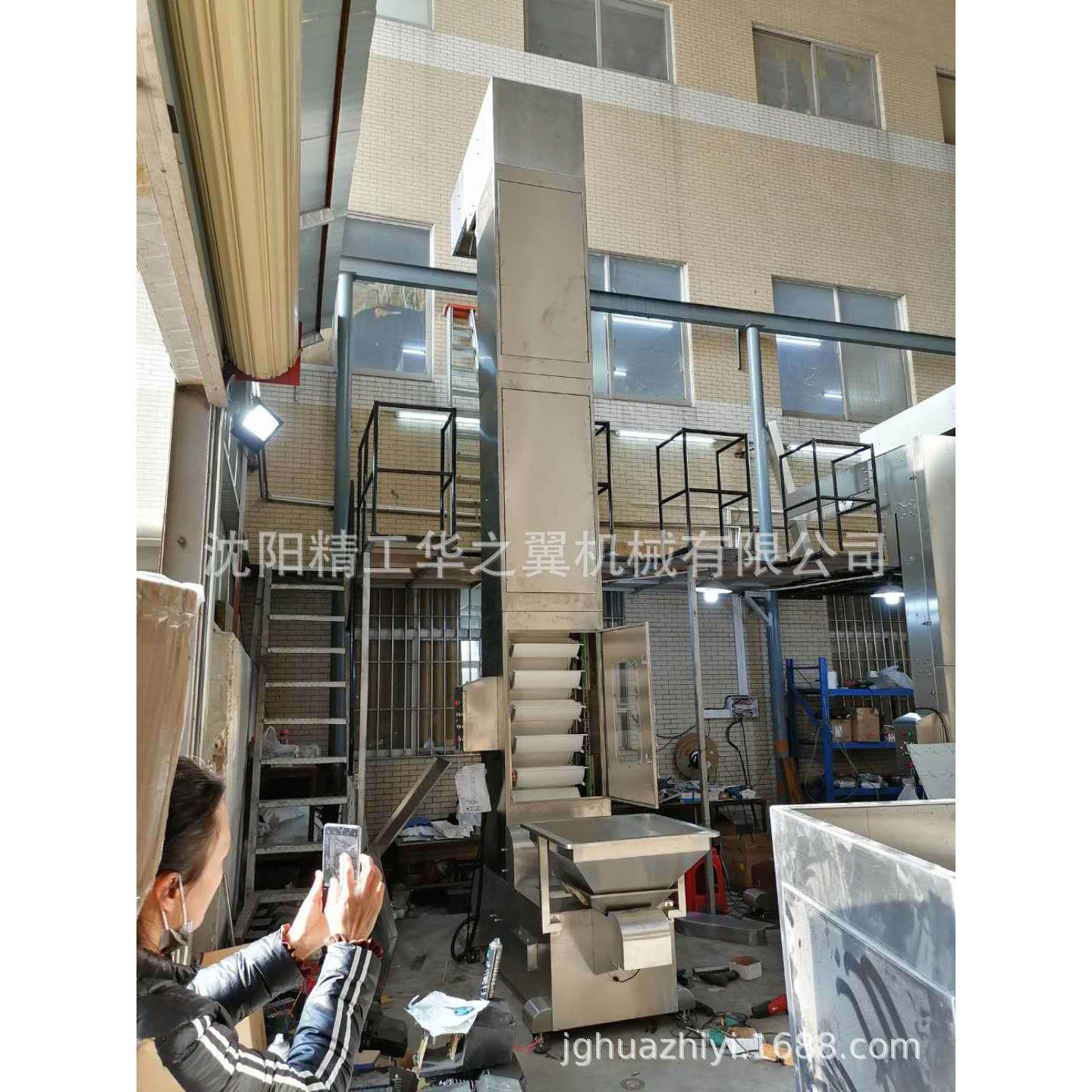 晋中PVC塑料颗粒宠物食品斗提式填料机不规则形状物料斗提机
