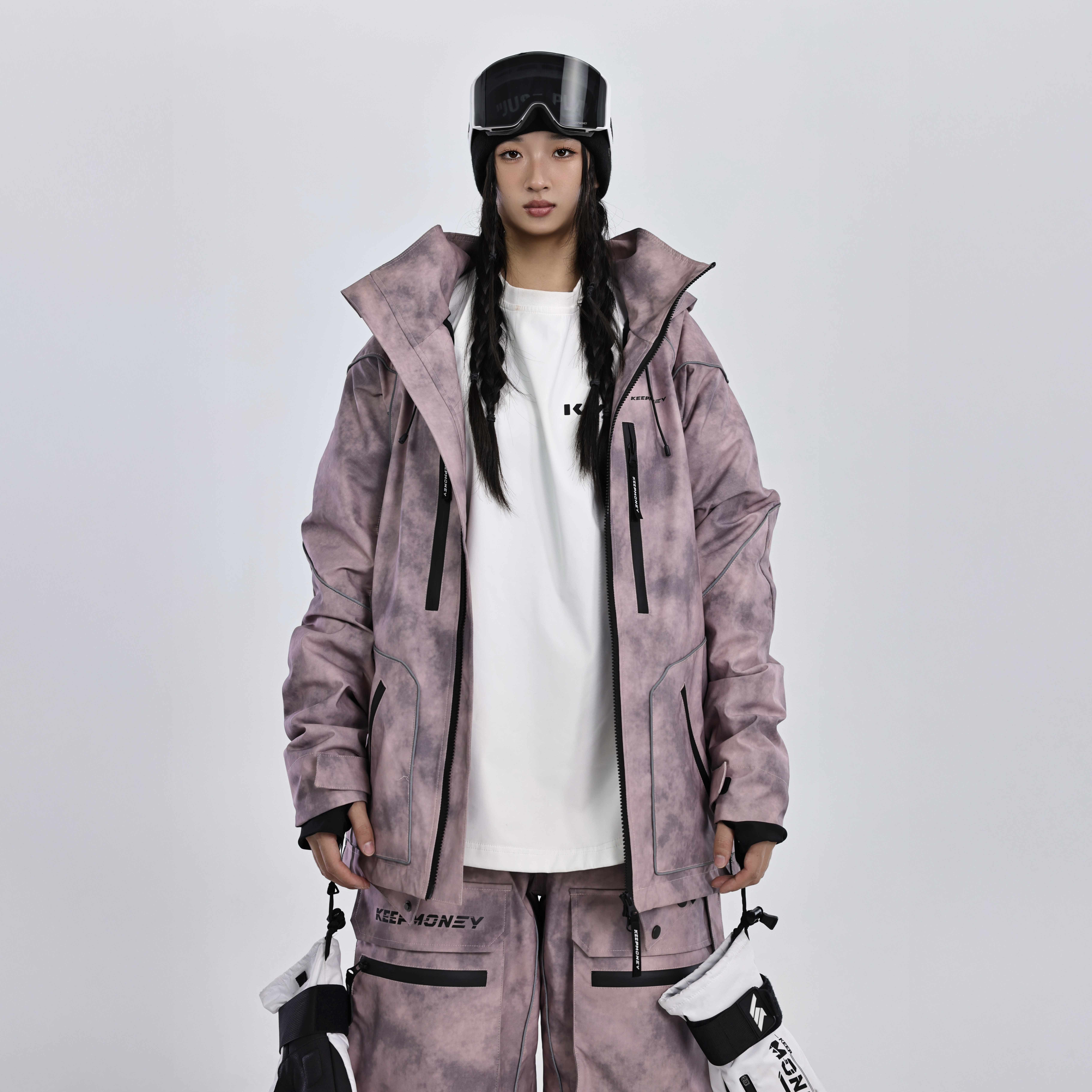 KM脏脏慕斯系列单板滑雪服套装