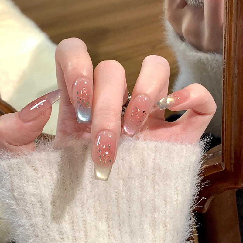 植兔手工穿戴甲2025年新款法式彩虹猫眼美甲显白多巴胺氛围感指甲,彩妆/香水/美妆工具,穿戴甲/甲片,淘宝优惠券,粉丝福利购,淘宝优惠卷