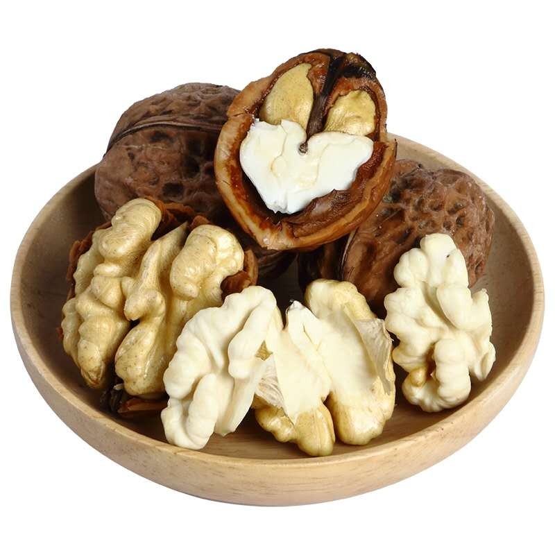 2025新鲜湿核桃去青皮薄皮嫩黑桃带青皮绿皮孕妇生核桃整箱5斤装