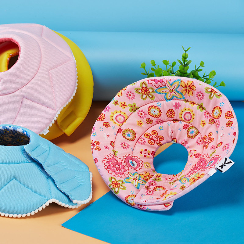 彩色印花伊丽莎白圈宠物头套防抓防咬防舔保护套宠物狗护颈