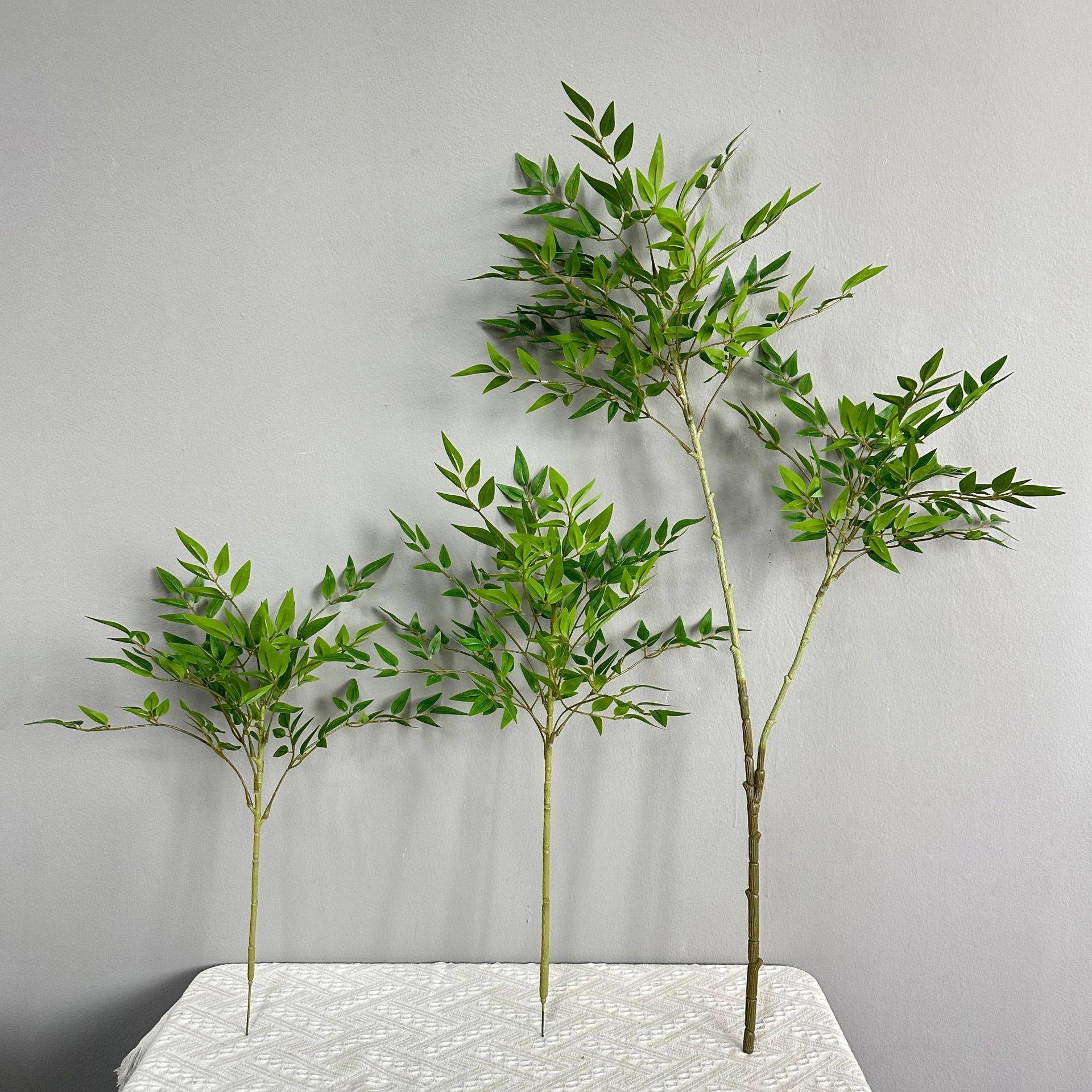 假绿植装饰仿真南天竹摆设室内盆栽摆件客厅轻奢插花仿生植物造景