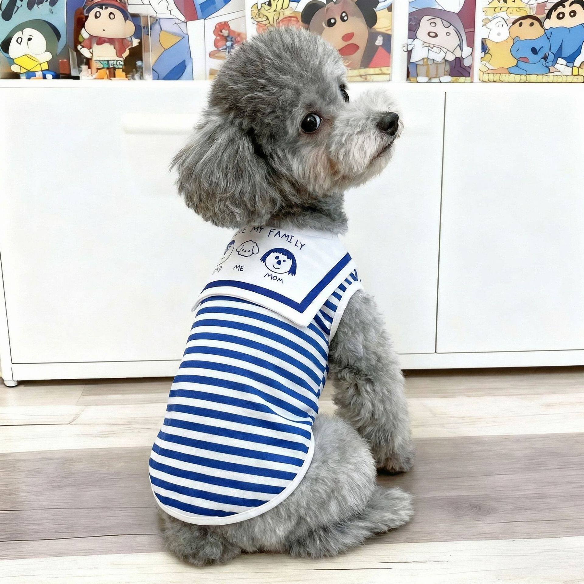 宠物背心夏天泰迪比熊博美约克夏雪纳瑞贵宾猫咪狗狗衣服夏季薄款