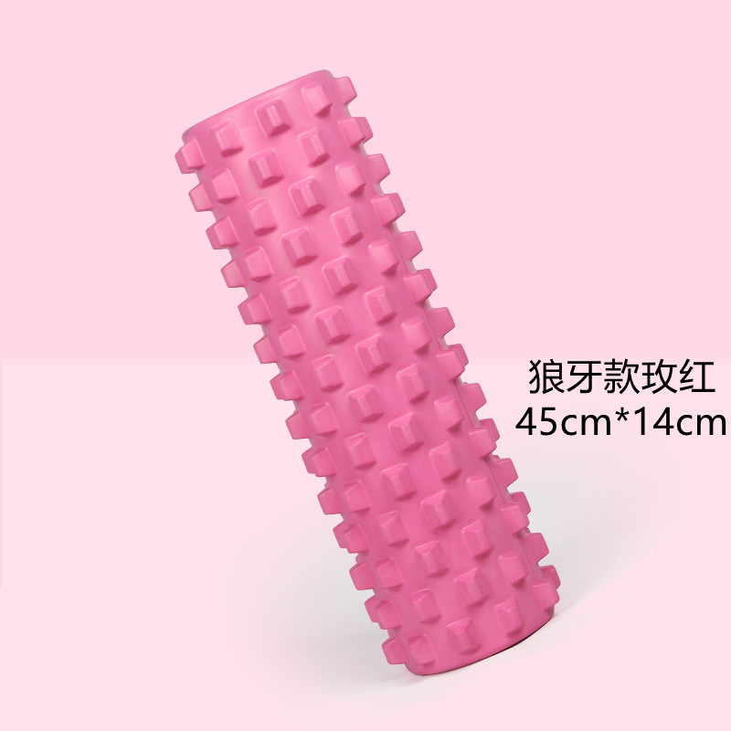 45cm泡沫轴肌肉放松瘦腿器狼牙棒按摩滚轴小腿按摩瑜伽柱滚轮