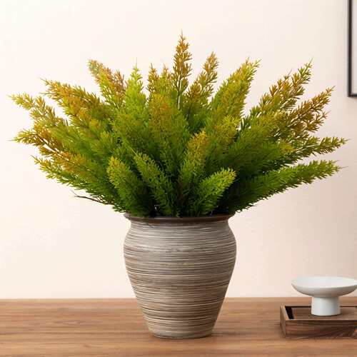 狐尾天门冬草仿真绿植热带波斯蕨类植物微景观造景地插工程装饰草