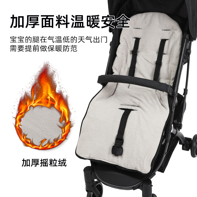 婴儿车脚套推车保暖睡袋宝宝推车防风罩冬款加厚棉垫坐垫脚套