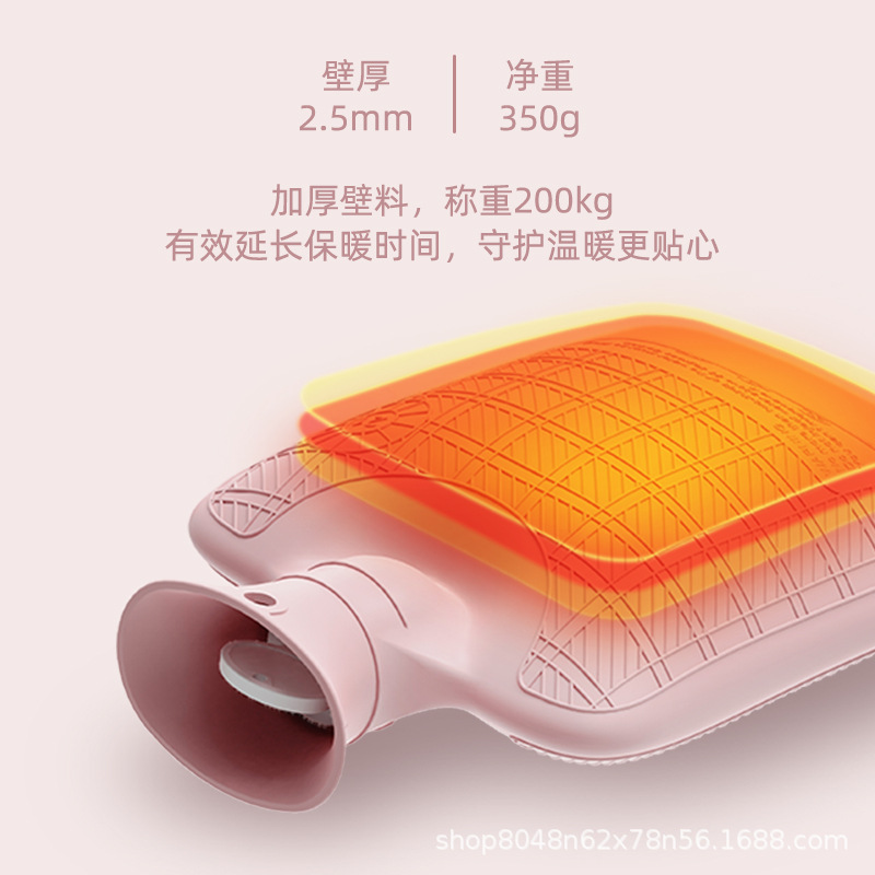 热水袋注水可爱毛绒暖脚大号暖手宝腰热敷暖水袋小灌水式包邮