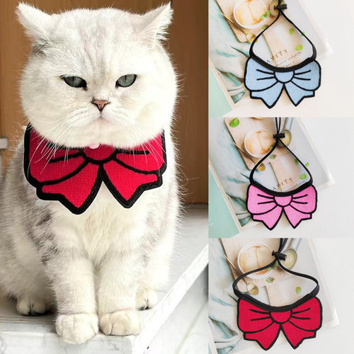 宠物口水巾猫咪围脖小狗项圈