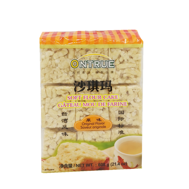 元初食品元实沙琪玛(原味)608g黑糖味芝麻味台式糕点饼干甜点零食