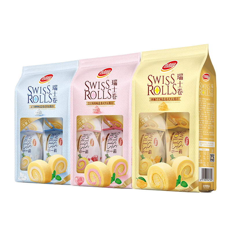 达利园糕点瑞士卷新口味点心下午茶