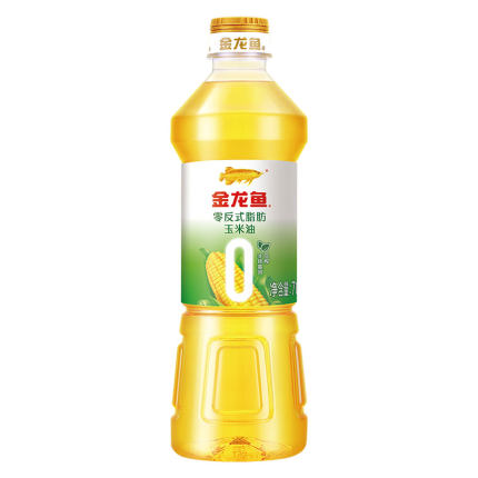 金龙鱼阳光零反式脂肪玉米油非转基因700ml压榨食用油家用烘焙油