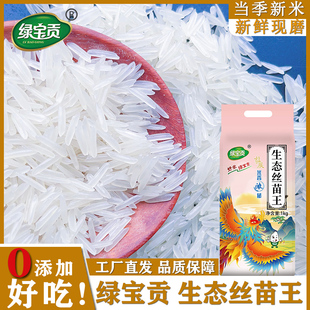 绿宝贡丝苗米南方大米新米口感香软 粥饭皆宜大米丝苗王