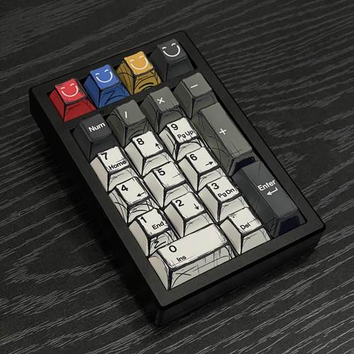 配ROG夜魔75客制化K21MA金属键盘无线 线蓝牙CNC三模PAD数字机械