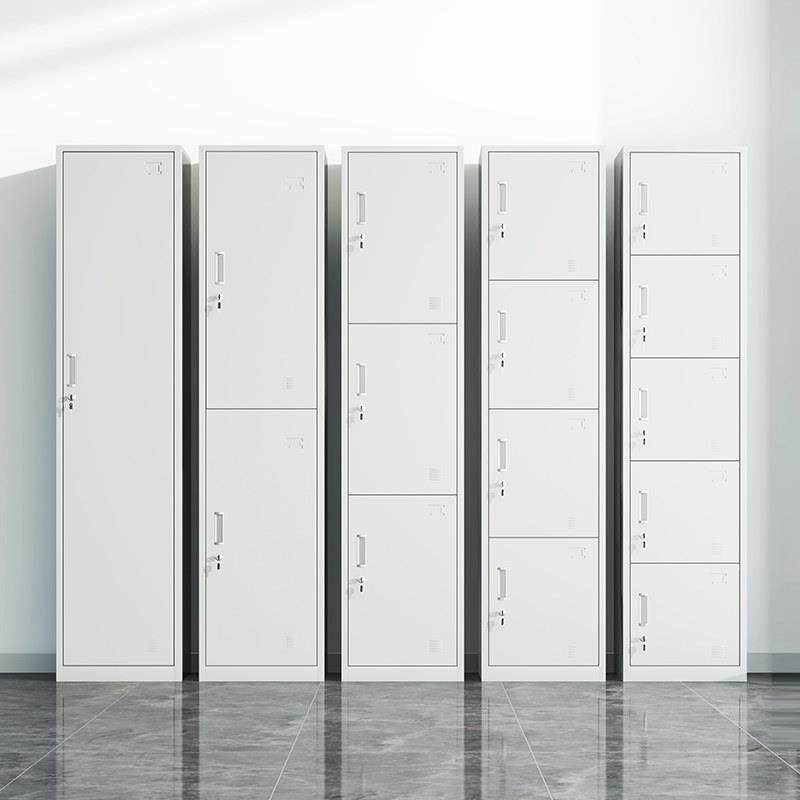 单门更衣柜铁皮柜单人柜员工柜储物柜钢制更衣箱简易小办公衣柜