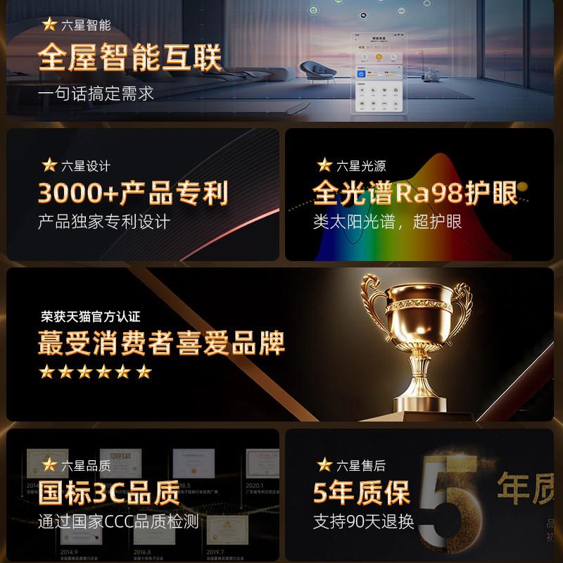 后现代轻奢吊灯水晶客厅主灯简约大气家用2025年新款全屋灯具套餐