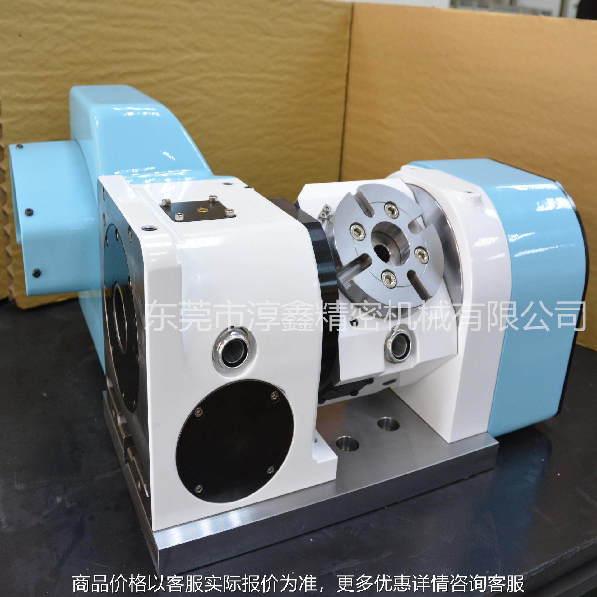 台湾原装分度盘山広高精度伺服电机立式五轴转台厂家 -100