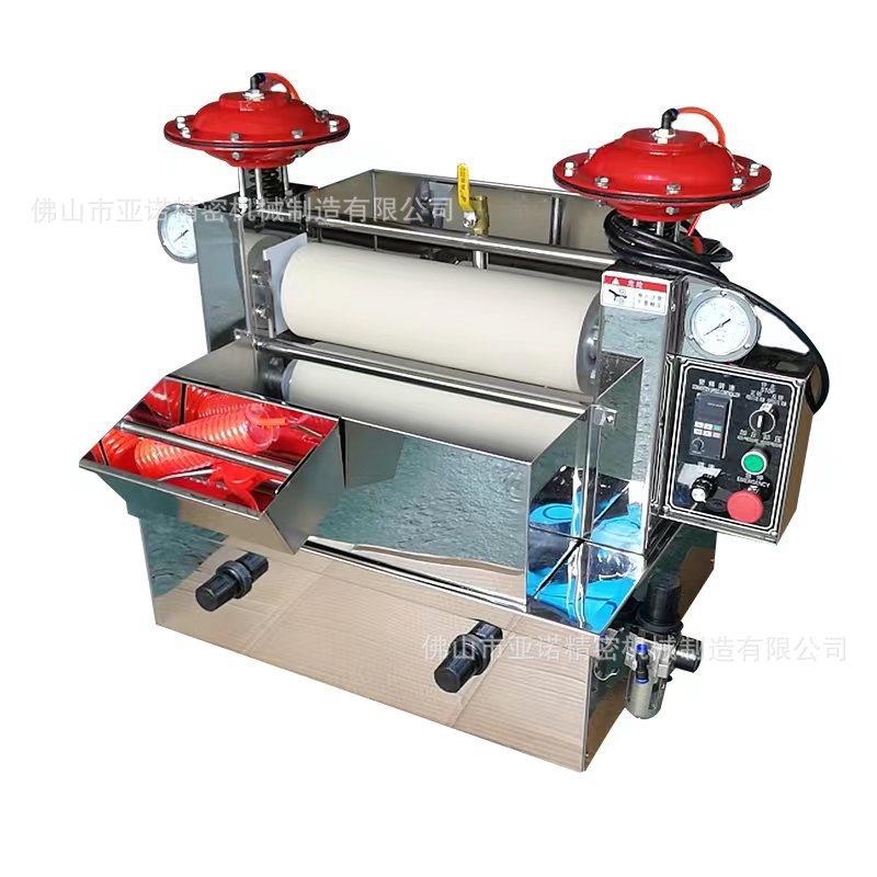 工厂直营店轧染机台式树脂压染浸轧机桌面放置立式卧式轧水机