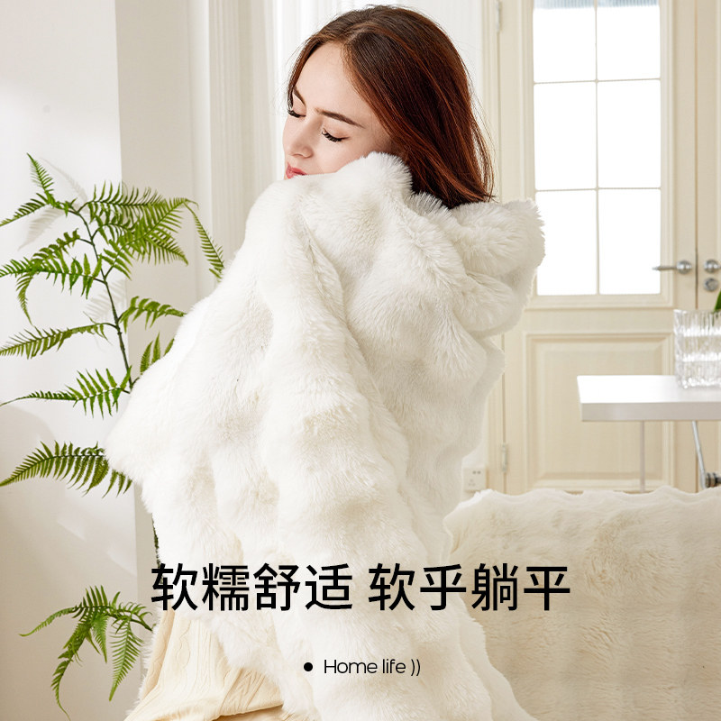 2023新款网红毛绒沙发盖布巾全包万能冬季防滑沙发套罩防猫抓坐垫,居家布艺,沙发垫,淘宝优惠券,粉丝福利购,淘宝优惠卷