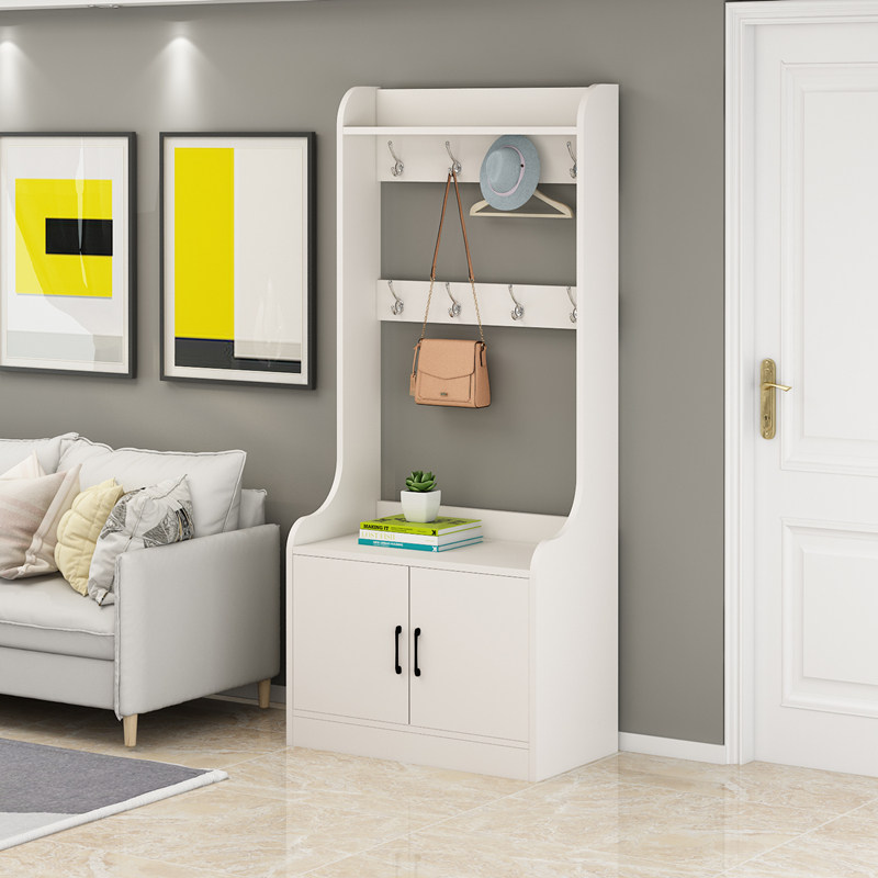 衣帽架鞋柜一体组合省空间北欧风简约现代小户型多功能玄关门厅柜,住宅家具,衣帽架,淘宝优惠券,粉丝福利购,淘宝优惠卷