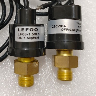 LEFOO力夫常开压力开关气泵液压水油泵高低压缺水缺油保护控制器