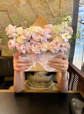 母亲节限定信封香皂花束成品