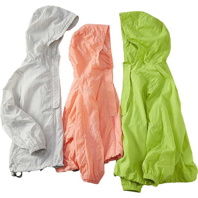 Q21小软壳儿童防晒衣男女童亲子外套户外皮肤衣防风防细雨秋装新