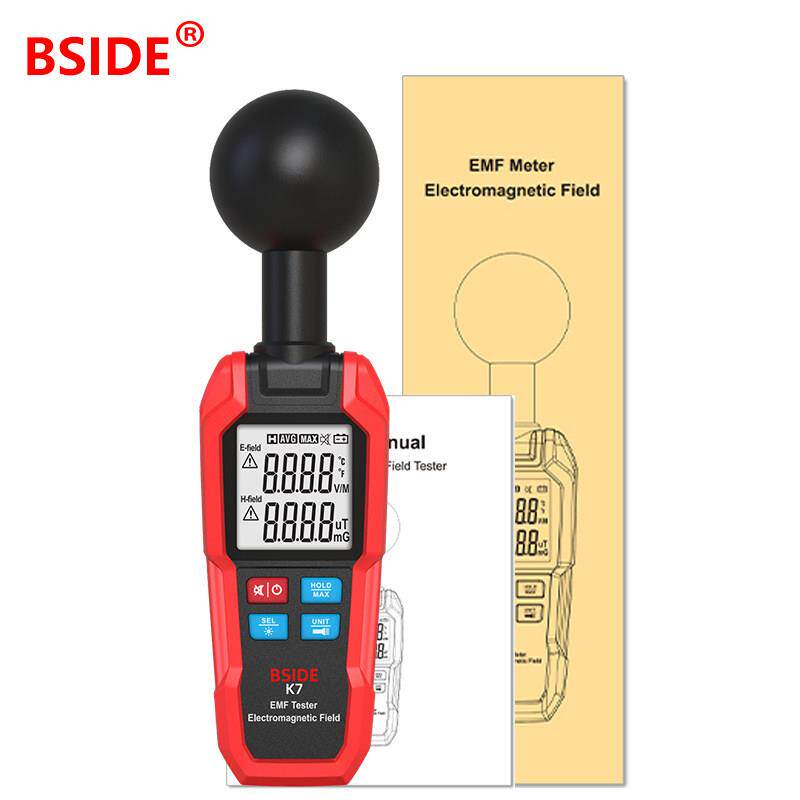 BSIDE K7电磁辐射检测仪数显电磁辐射计手机电脑家用电器辐射测试