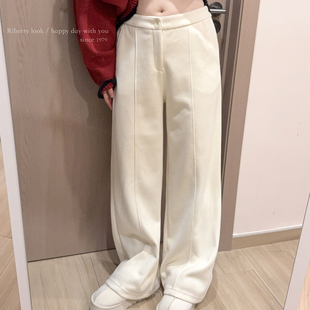 厚实有型 羊毛 宽松 高个子 通勤休闲 西装裤 长裤