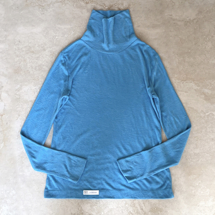 *处理 超薄 起绒 摇粒绒 高领打底衫