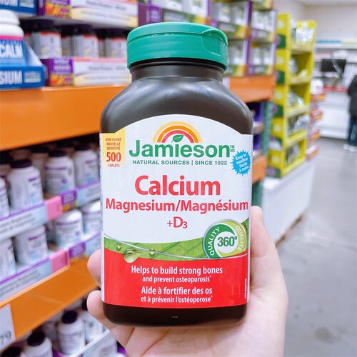 现货健美生钙片Jamieson钙镁d3复合片成人补钙柠檬酸钙500粒