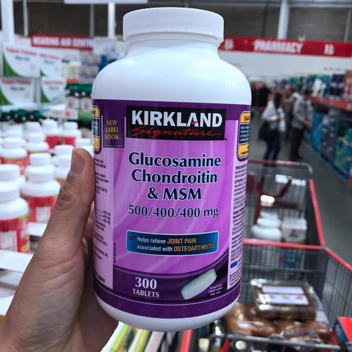 28年6月 加拿大kirkland柯克兰氨糖软骨素维骨力300粒MSM缓解关节