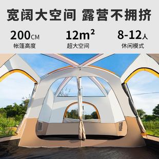 帳戶外二室一廳大RTX空間露營(yíng)備裝 折便疊防曬防雨公園篷 野營(yíng)攜式