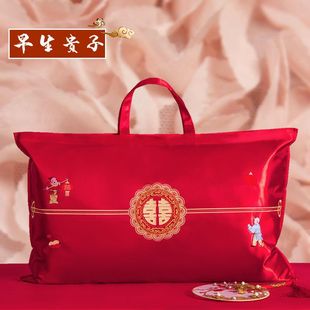 结婚庆装喜被的袋子四件套包装收纳袋枕头包装袋手提袋大号加厚