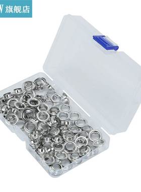 100pcs Eyelet Rings For Shoes Bead Cores Leather Canvas Punc