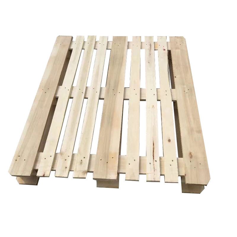 化工1托盘四面进叉木质卡板堆高机运输周转木托盘免熏蒸木托盘