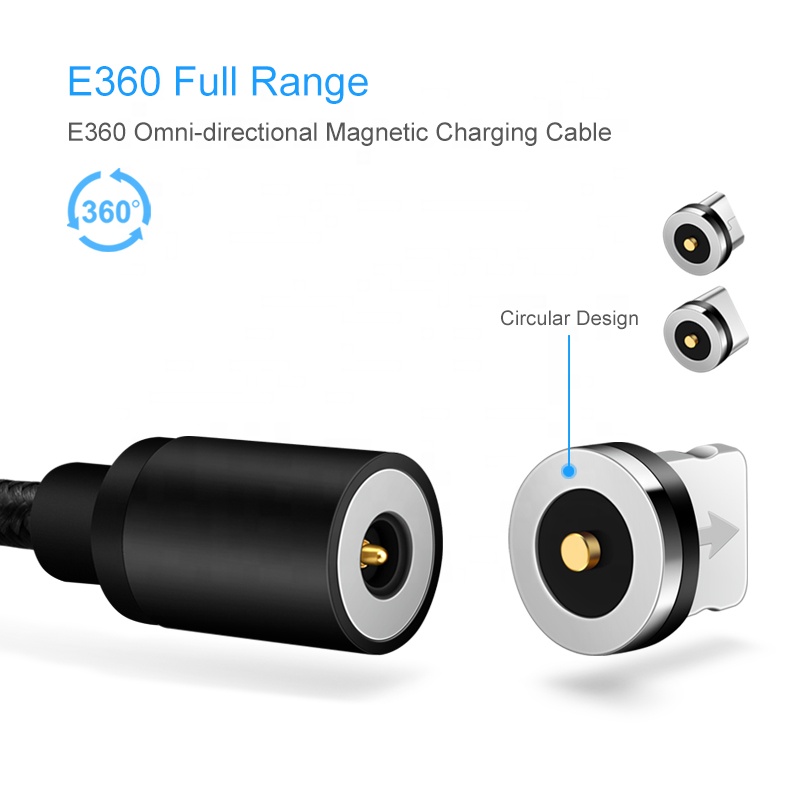 Universal 2Pin Magnetic Plug Magnetic Charging Cable Adapter