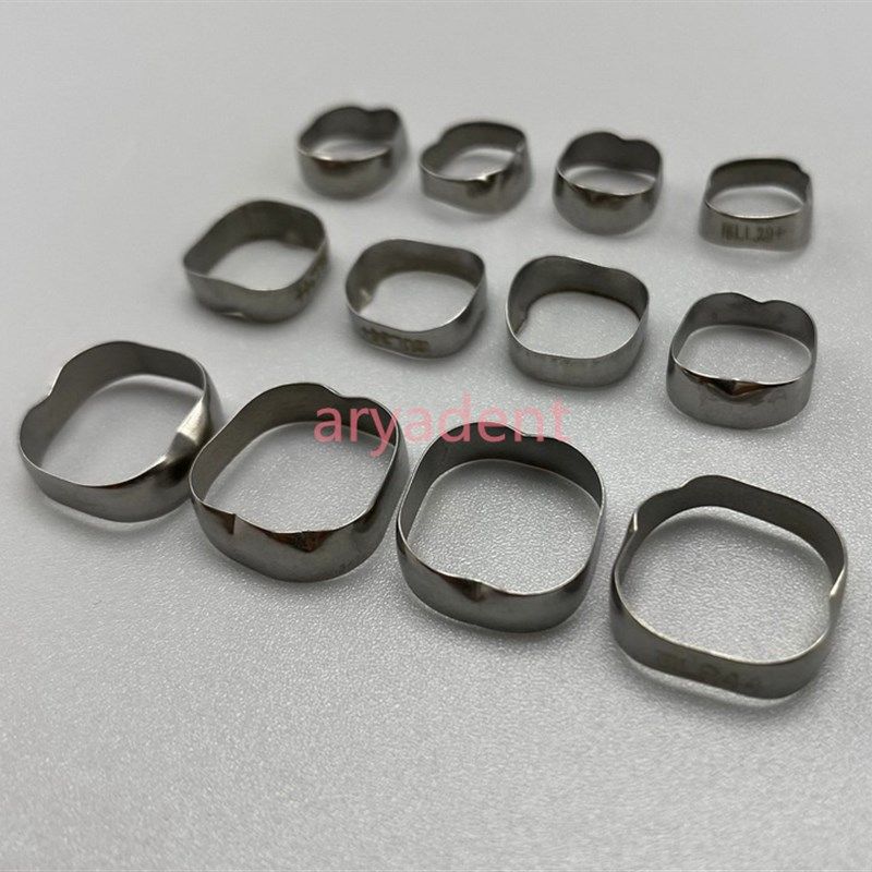 80pcs Dental Orthodontic Accessory 1st Plain Molar Bands SIN