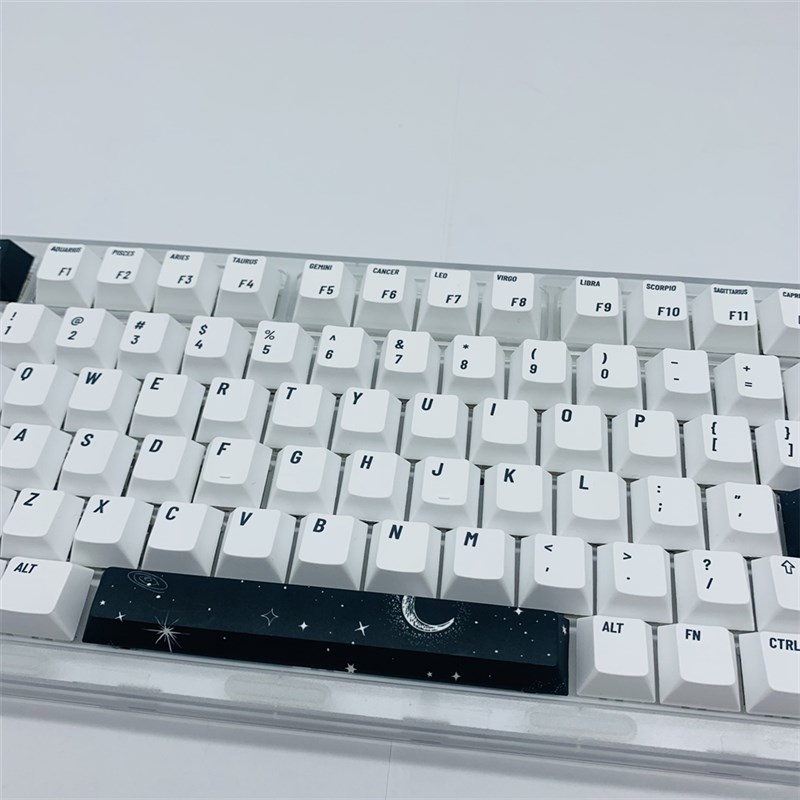 Spaceman Keycaps Next Time 75 Hot Swap Mechanical Keyboard W